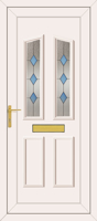 Clinton Blue Diamond - UPVC Door