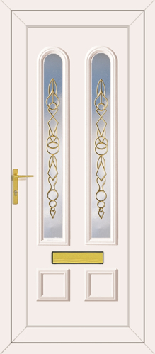 Grant Cascade Gold - UPVC Doors