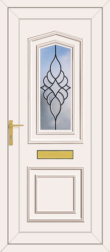 Johnson Dream (Ebony) - UPVC Door