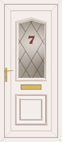 Lincoln House Number - UPVC Door
