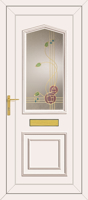 Lincoln Rennie Gold - UPVC Door