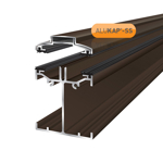 Picture of Alukap-SS Low Profile Bar 3.0m Brown