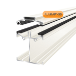 Picture of Alukap-SS Low Profile Bar 4.8m White