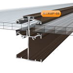 Picture of Alukap-SS Low Profile Bar 4.8m Brown