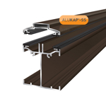 Picture of Alukap-SS Low Profile Bar 6.0m Brown