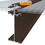 Picture of Alukap-SS High Span Bar 4.8m Brown