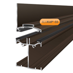 Picture of Alukap-SS Low Profile Wall Bar 3.0m Brown