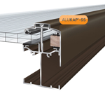 Picture of Alukap-SS Low Profile Gable Bar 3.0m Brown