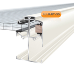 Picture of Alukap-SS Low Profile Gable Bar 4.8m White