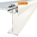 Picture of Alukap-SS High Span Gable Bar 6.0m White