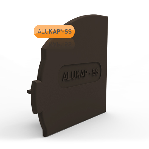 Picture of Alukap-SS Wall & Eaves Beam Endcap LH Brown