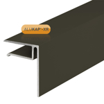 Picture of Alukap-XR 10mm End Stop Bar 3m Brown