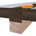 Picture of Alukap-XR 10mm End Stop Bar 3.6m Brown