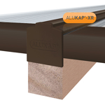 Picture of Alukap-XR 25mm End Stop Bar 3m Brown