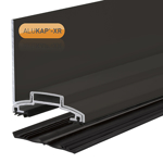 Picture of Alukap-XR 60mm Wall Bar 3.0m 45mm RG BR Alu E/Cap