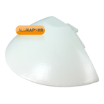 Picture of Alukap-XR Ridge Radius End Cap White