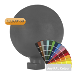 Picture of Alukap-XR 150mm Ball Finial Powder Coated
