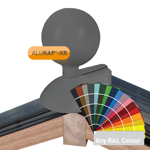 Picture of Alukap-XR 150mm Ball Finial Powder Coated