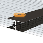 Picture of Alukap-XR 24/25mm horizontal glazing bar 2.1m brown