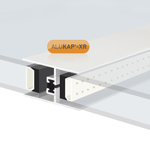 Picture of Alukap-XR* 28mm horizontal glazing bar 2.1m white