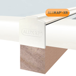 Picture of Alukap-XR 28mm End Stop Bar 4.8m White