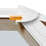 Picture of Alukap-XR Roof Lantern Radius End Cap White