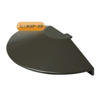 Picture of Alukap-XR Roof Lantern Radius End Cap Brown