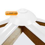 Picture of Alukap-XR Roof Lantern Pinnacle Top Cap White