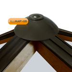 Picture of Alukap-XR Roof Lantern Pinnacle Top Cap Brown