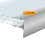 Picture of Alukap-XR 16mm Aluminium F Section 4m