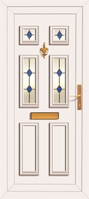 Rannoch Four Blue Diamond - UPVC Doors