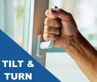 Tilt & Turn Double Glazed UPVC Windows