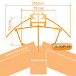 Picture of Alukap-XR Ridge 1m 45mm RG BR