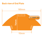 Picture of Alukap-XR Ridge Gable End Plate Brown