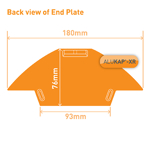 Picture of Alukap-XR Ridge Gable End Plate White