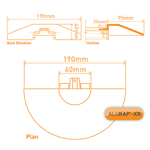 Picture of Alukap-XR Roof Lantern Radius End Cap White