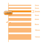 Picture of Axgard Patternd 4mm UV Prtc Polycarb 1000 x 1000mm