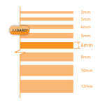 Picture of Axgard Patternd 6mm UV Prtc Polycarb 1000 x 1000mm