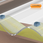 Picture of Corrapol Clear 60mm Fixings (Pack Of 10)