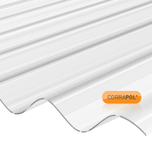 Picture of Corrapol Clear Polycarb Corrugated Sheet 840 X 1830
