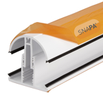 Picture of Snapa Lean-to Bar 10, 16, 25, 32, & 35mm.Inc.Endcp 2m White