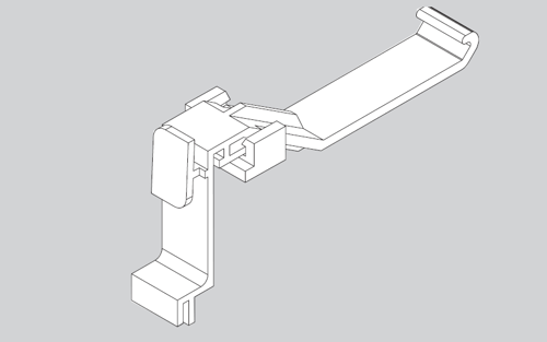 PVCu Clip fit Gutter Bracket