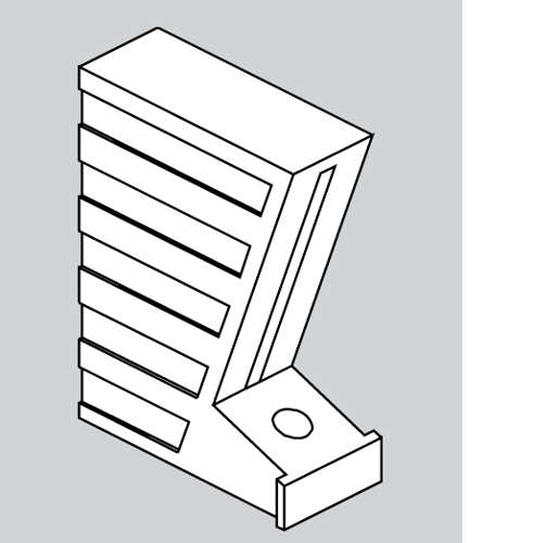 PVCu Fixing Block