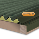 Picture of Corrapol-BT Rigid Rock n Lock Side Flashing 6m Green