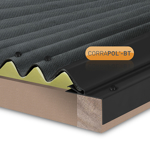 Picture of Corrapol-BT Rigid Rock n Lock Side Flashing 6m Black