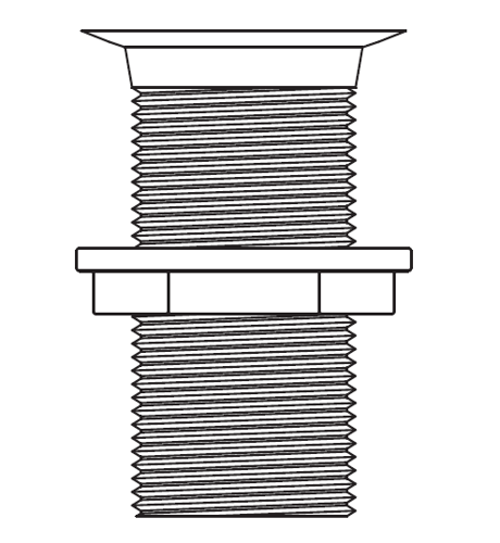 Special Gutter Outlook/Tank Fitting (drill & fit)