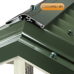 Picture of Corrapol-BT Aluminium Super Ridge Bar Set 3m Green