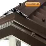 Picture of Corrapol-BT Aluminium Super Ridge Bar Set 3m Brown