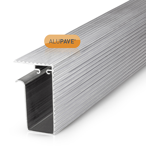 Picture of Alupave Fireproof Flat Roof & Decking Side Gutter 3m Mill