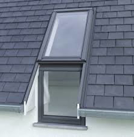Picture of Slate flashing for vertical fixed window